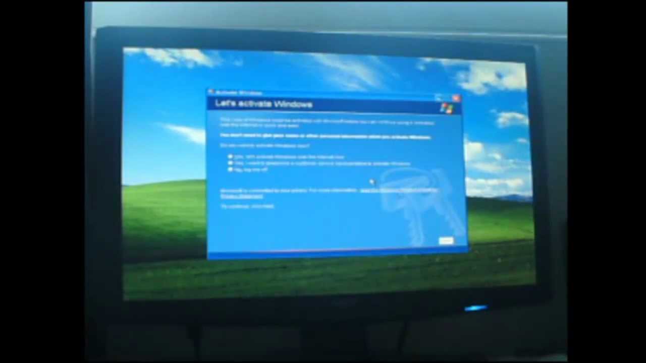 how to activate windows xp